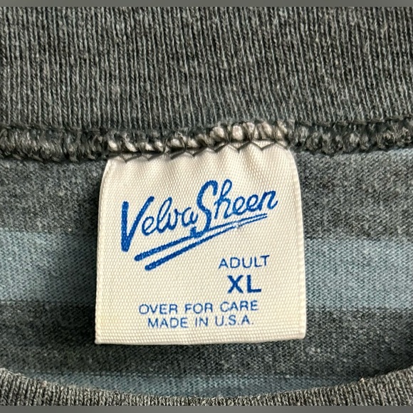 Vintage Strasburg Railroad Velva Sheen Tag Adult XL Made in USA Single Stitch - Picture 2 of 4